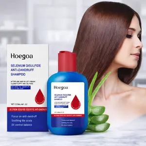 Hoegoa Selenium Disulfide Shampoo 120ml Anti-Dandruff Formula for Deep Scalp Cleansing Oil Control & Refreshing Sensation