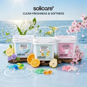 Solicare 8X Longer-Lasting Odor Eliminating 1.6kg 50+ Loads Multi-Use HE Compatible In-Wash Laundry Scent Booster Beads for All Washing Machines（3he1）