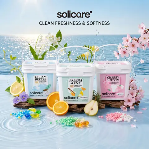 Solicare Aquatic Scented Laundry Balls & Discs - HE-Compatible In-Wash Scent Booster Beads, Cleaner Laundry Fragrance, 8X Long-Lasting Freshness, Odor Control, All Washing Machines 1.6kg (3.5LB/56oz) Tub