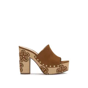Shelbie Platform Slide in Tuscan Tan - Elegant Design for Versatile Use