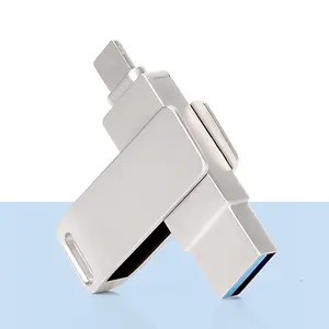 Flash Drive for iPhone 2-IN-1 Thumb Drive Photo Stick, High Speed USB Memory Stick iPhone Flash Drive for Photos Videos, External Storage Jump Drive for iPhone/iPad/PC and More Devices