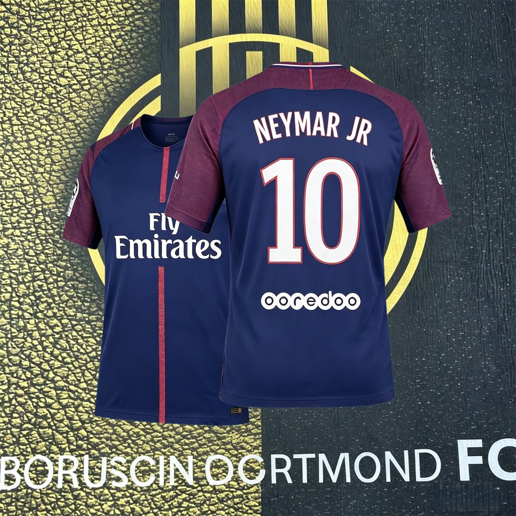 1718 Neymar's debut season home jersey fan version