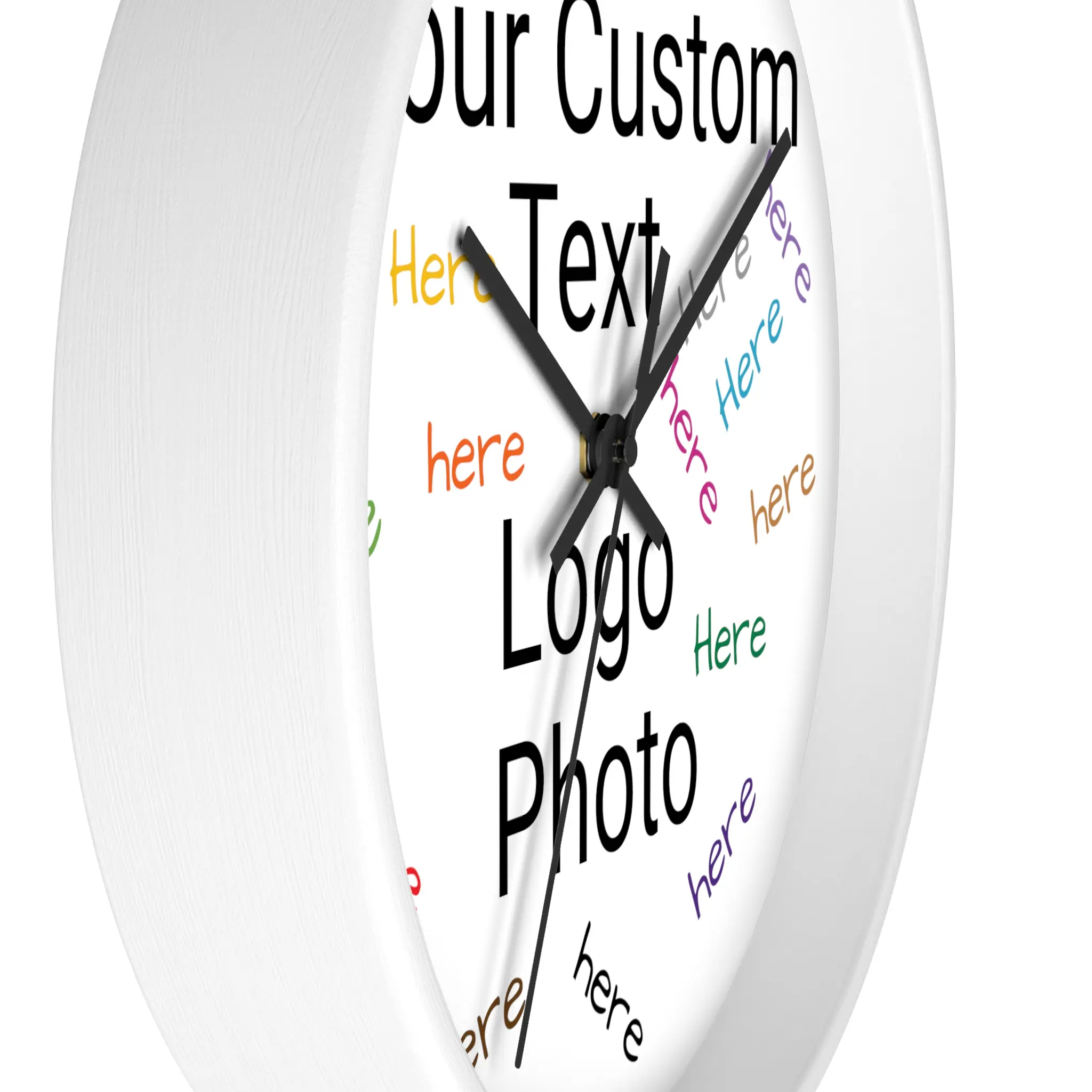 Unique Personalized Wall Clock, Photo Wall Clock, Home Decor For Wedding, Wall Clock For Living Room, Personalized gift, Custom Clock
