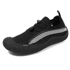 Barefoot Shoes Men Wide Toe Box Zero Drop Water Shoes Men for Gym Workout Minimalist Weightlifting Cross-Trainer Running Hike Grounded Footwear