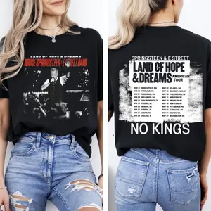 Bruce Springsteen And E Street Band Land Of Hope And Dreams Tour 2026 Unisex Tshirt, Dreams Tour 2026 Sweatshirt Or Hoodie, Unisex Sweater Pullover Tee