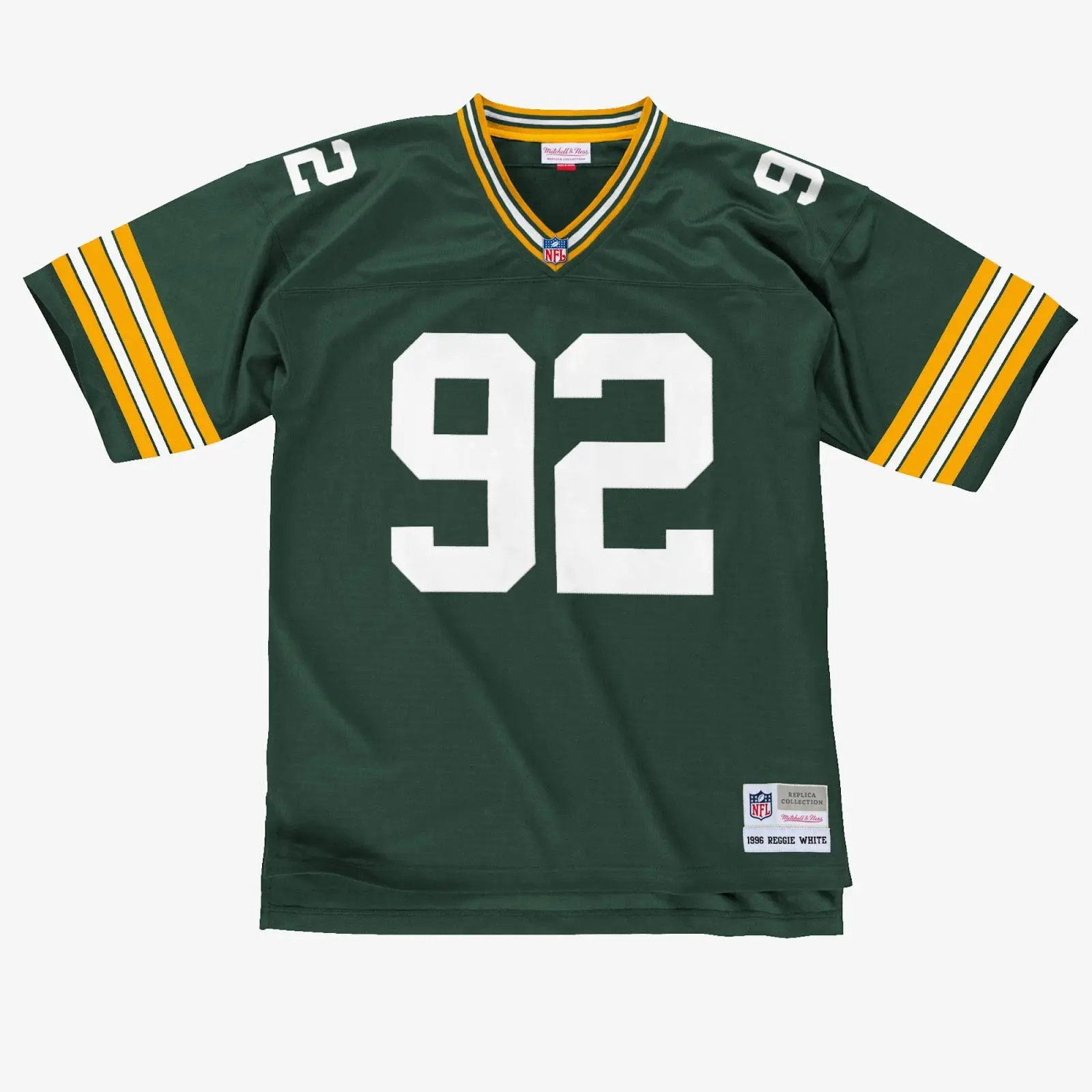Reggie White Green Bay Packers 1996 Green Legacy Jersey NFL Throwback Mitchell & Ness