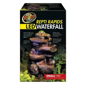 Zoo Med Repti Rapids® LED Waterfall – Small Rock