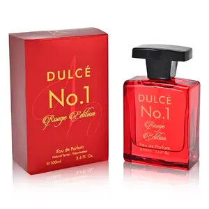 JRJORRÉ Dulcé No.1 Rouge Edition For Women–Hypnotic Floral Perfume with Notes of Violet, Rich Coffee & Velvety Iris–Captivating & Sophisticated Eau de Parfum–3.4 Fl Oz(100ml) Elegant Gift