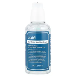 Dear, Klairs Rich Moist Soothing Serum, Unscented, 2.7 fl oz (80 ml)