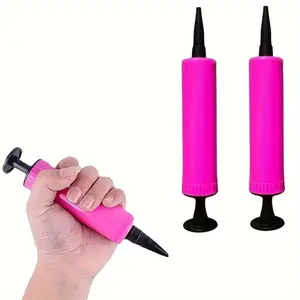 Manual Balloon Pump, 2 Counts Portable Handheld Balloon Inflator, Balloon Inflation Tool for Wedding Birthday Party, Party Decor Supplies