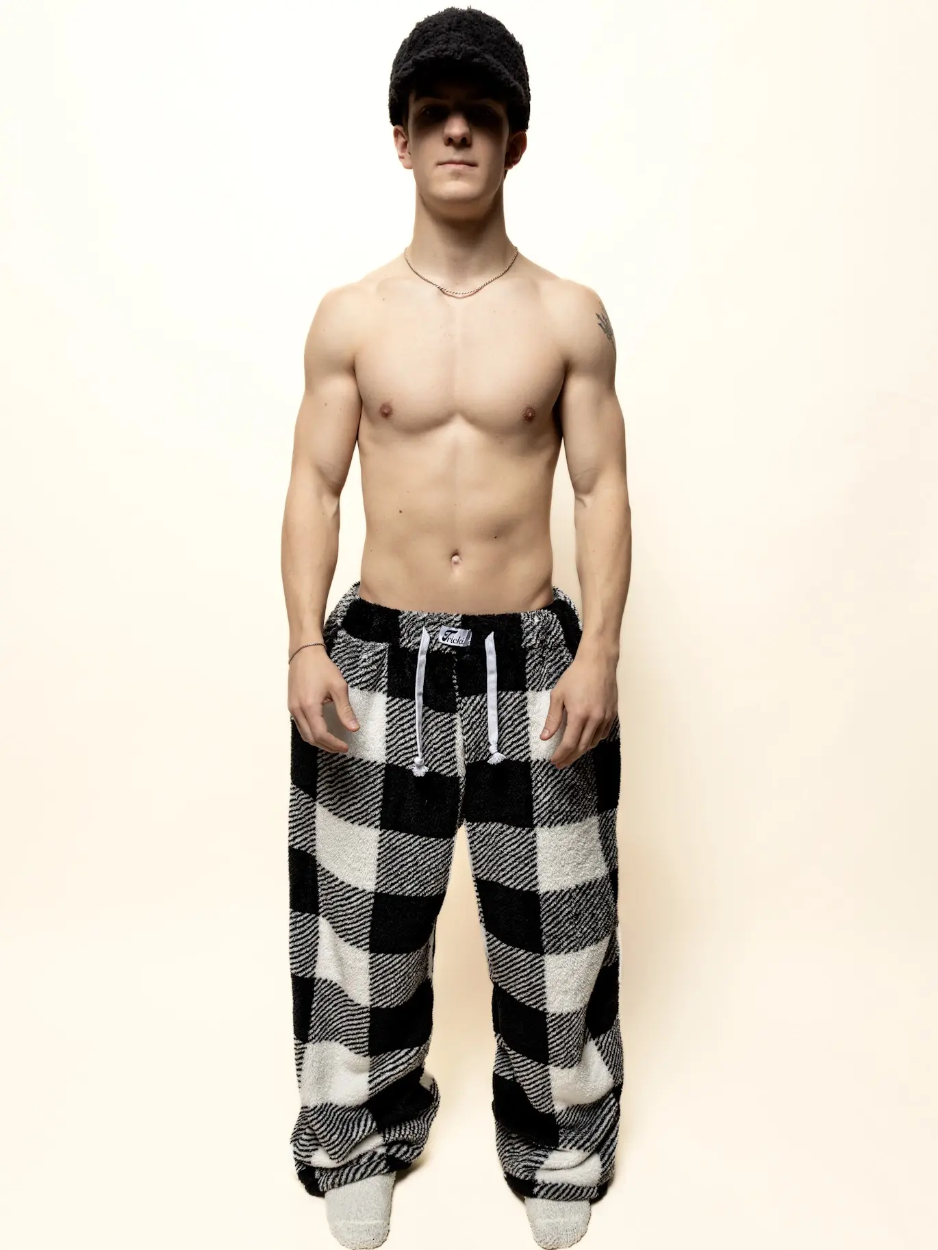 tricki | Oversized Fur Pajama Pants - Baggy, Fluffy, Double-Sided, Fuzzy, Teddy, Cozy, Unisex