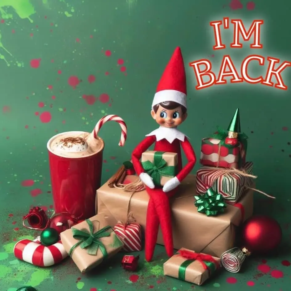 Personalized Elf Puzzle - I'm Back! - 5x7 Inch - Perfect Gift for Kids