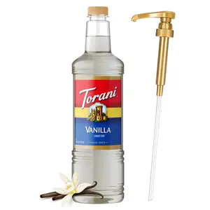 Torani Vanilla Syrup 1 Liter Bottle with Pump