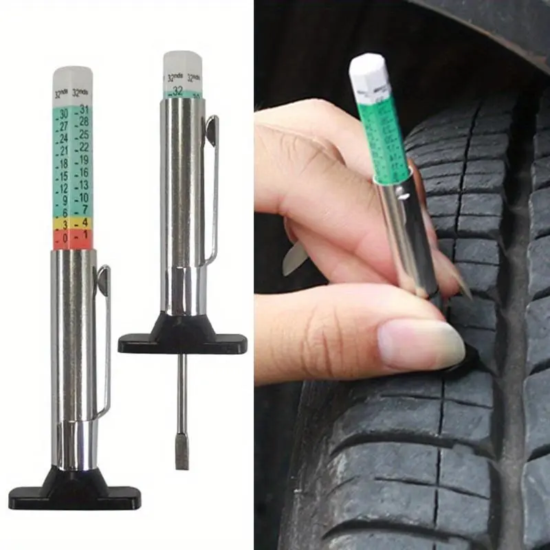Tire pattern depth meter 0-25mm depth meter pattern, ruler tread pattern ruler tread pattern pen, automobile tire tread depth meter, automobile tire wear detector and measurement tool, caliper thickness gauge