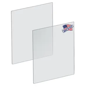 Azar Displays Plexiglass Acrylic Sheets Cut to Size, Clear Plastic Panels, Size: 23.5" x 31.5" x 3/16" Thick with Square Corners, 2-Pack