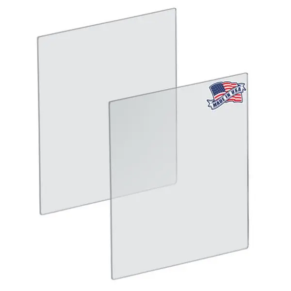 Azar Displays Plexiglass Acrylic Sheets Cut to Size, Clear Plastic Panels, Size: 23.5" x 31.5" x 3/16" Thick with Square Corners, 2-Pack