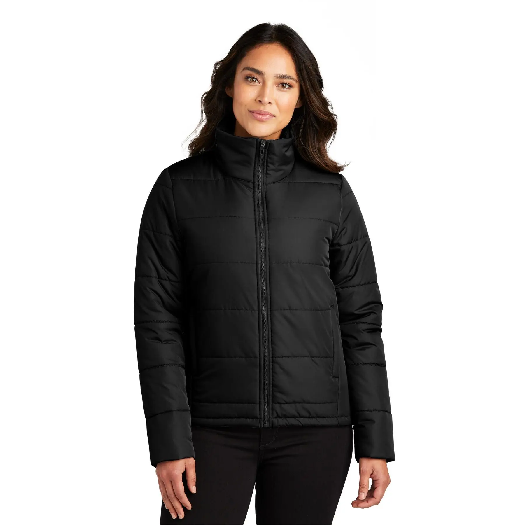 Port Authority L852 Women's Puffer Jacket With Custom Embroidery