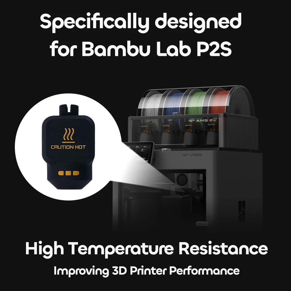 Hotend Nozzle for Bambu Lab P2S H2S H2D Hardened Steel Replacement