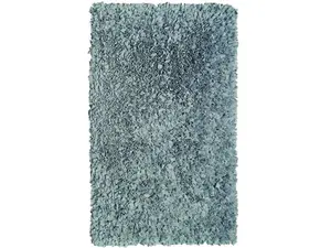 The Rug Market 02255D SHAGGY RAGGY SILVER AREA RUG 4'7'' x 7'7''
