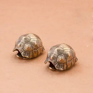 1PC Turtle shell bell brass keychain pendant pendant Trendy Cute Keychain