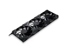 Phanteks M25-140 Gen2 Triple Pack, Daisy Chain Unified Fan frame, 3x 140mm PWM High Performance Cooling Fan, Black