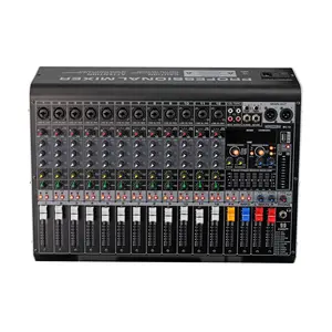 5 Core Audio Mixer 12 Channel DJ Equipment with Bluetooth USB Console Sound Board Does not apply