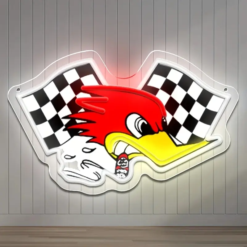 Unique Mad Bird LED Neon Sign, Gaming Lights, Decorative Neon Sign for Home Improvement, Flexible Neon Decorative