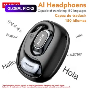 MS156 Wireless Open-ear Earphone, AI Earbuds, Wireless Sports Earbuds, HiFi Sound Wireless Translation Headphones for Sport, Long Battery Wireless Earhooks Headset #GLOBAL PICKS