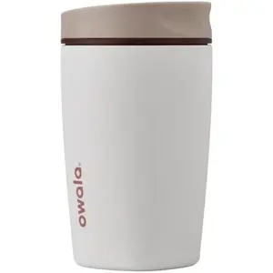 Owala Insulated Stainless Steel Coffee Tumbler 12oz Travel Mug with Slider Lid for Hot and Iced Coffee  (Vanilla Bean)