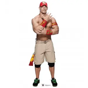 212 MAIN Advanced Graphics John Cena - WWE Cardboard Standup, Wrestling Figure, Bodybuilder Home Decor with Career Highlights