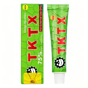 TKTX Tattoo Numbing Cream 75% Enhanced Version- Pain Free Tattoos - Laser Removal | Waxing | Eyebrow Threading | Cosmetic Cream 10g