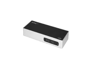 StarTech.com DK30ADD USB 3.0 Dual Monitor Docking Station / Mac & Windows / USB to HDMI / USB to VGA or DVI / Port Replicator / 6 x USB 3.0