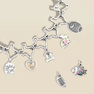 JA Jewelry Single Pendant with Multiple Elements Cute Fun Fashionable Exquisite DIY Bracelets Necklaces Everyday Fashion Gift