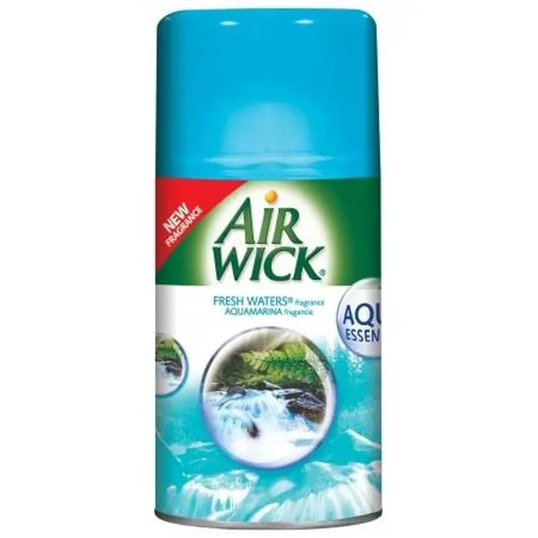 Air Wick Aerosol Fresh Scent Fragrance Refill (R3 Redist Net Reckitt 79553) - Metered Dispense Home Fragrance Accessory, 2.59x2.59x5.63in, for Indoor Use, No