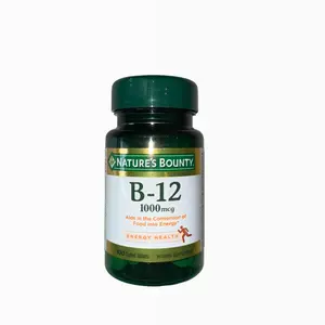 Natures Bounty B-12 1000mg Supplement Healthcare Dietary Fitness