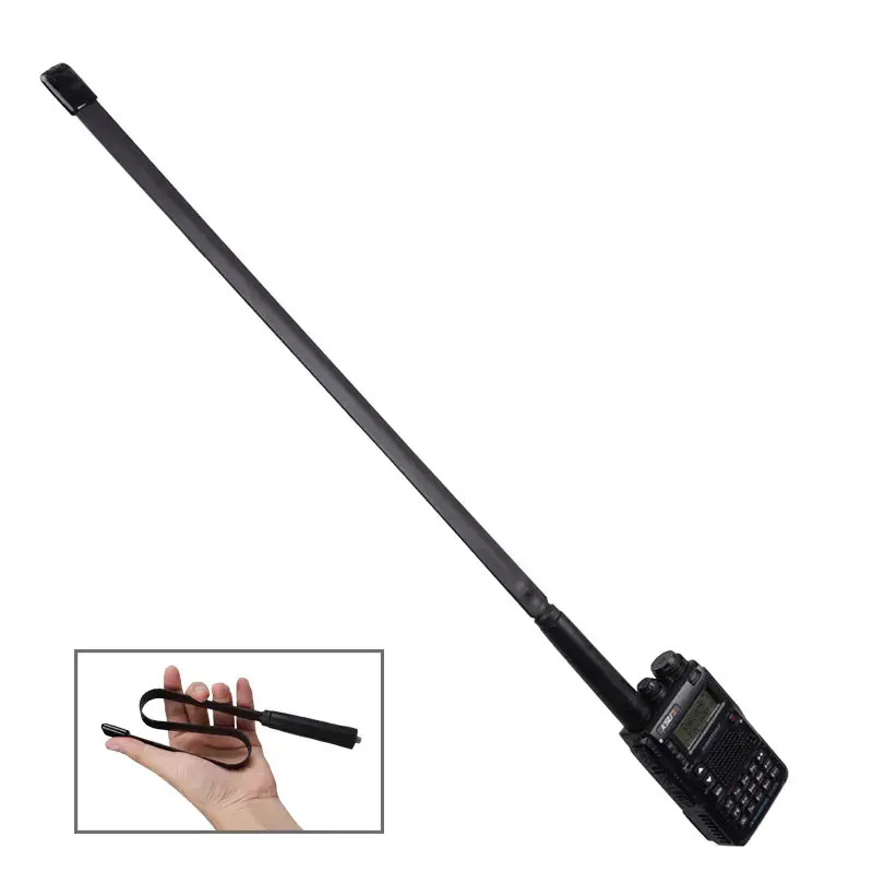 Dual Band Folding Tactical Walkie Talkie Antenna, SMA Female Connector, Compatible with Baofeng Radios (New Sizes), Antenna Walkie Talkies