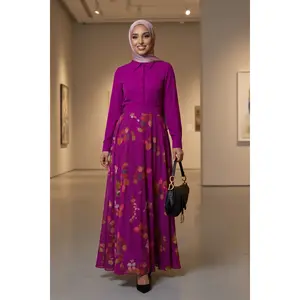 Luxe Harmony Maxi Dress - Purple