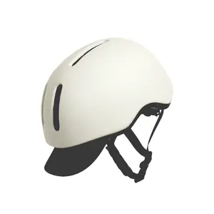 Urban Bike Helmet with Sun Visor, Lightweight Adjustable Commuter Cycling Helmet for Men & Women, Youth Safety Gear for Cycling, Scooter and Skating