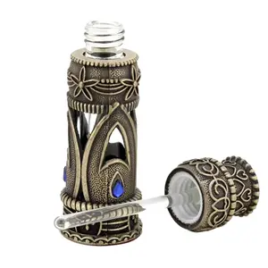 Delicate Empty Glass Dispenser Dropper Bottle, Easy to Carry for Travel