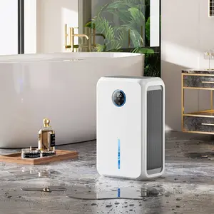 88oz Large Capacity Dehumidifier Quiet Small Portable Dehumidifiers with Drain Hose for Home Bedroom Bathroom Basement
