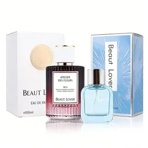 DVEOY Two-Pack Perfume Set: 100ml Kiss Unisex Eau de Parfum & 30ml AuraVerve Men’s Eau de Toilette - Long-lasting Scent for Daily Commute