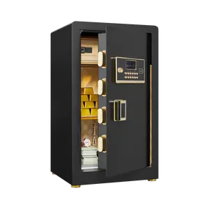 3.5 Cu Ft Large Safe Box with Fireproof Waterproof for Documents - Steel Security Personal Fire Safe with Digital Keypad, Emergency Battery Box & Combination Lock, Safety Box for Valuables Money Cash