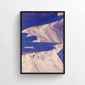 (No Frame) Patagonia 2001 Winter Magazine Poster print - landspace travel poster