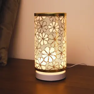 Modern Simple Creative Night Light, Small Fabric Table Lamp for Bedroom, Cozy Bedside Lamp, Perfect Birthday & Christmas Gift, Decorative Night Light