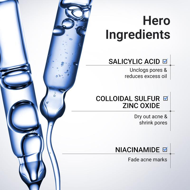 KYBS 24H Pimple Relief Drying Lotion | Salicylic Acid | Fade Acne Marks, Inflammation Relief, Oil Control, Post-Blemish Care, Sensitive Skin Friendly