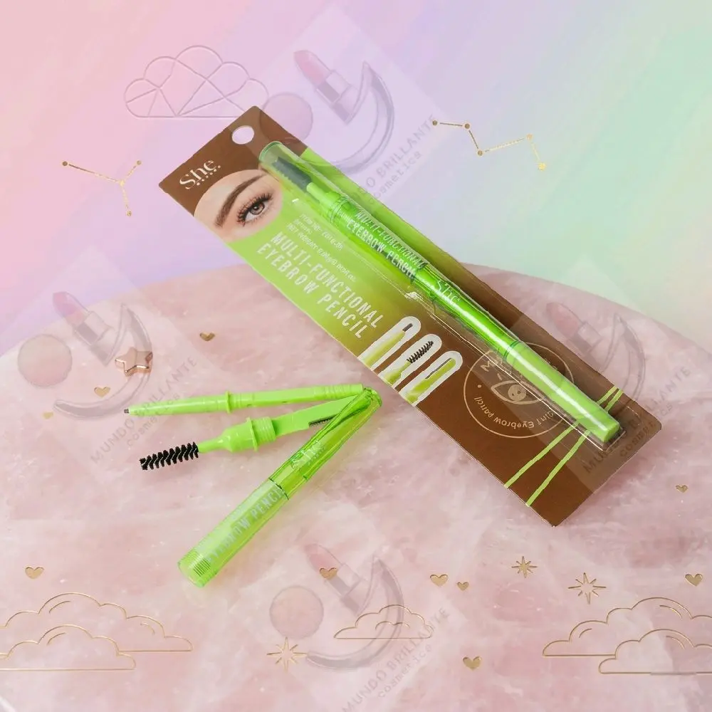 Multi-Functional Eyebrow Pencil with Dual-Ended Design for Precise Grooming and Definition