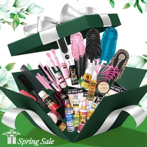 Spring Time Gift Box Limited-Time Sale Mystery Hair Care Set Makeup for Birthday Friendship Gifts Hairline Powder & Brow Brush