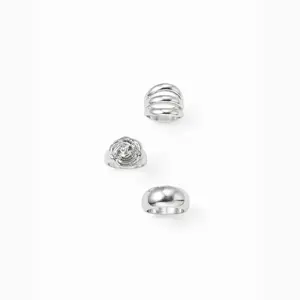 Cider 3 PCS ROSE RING SET