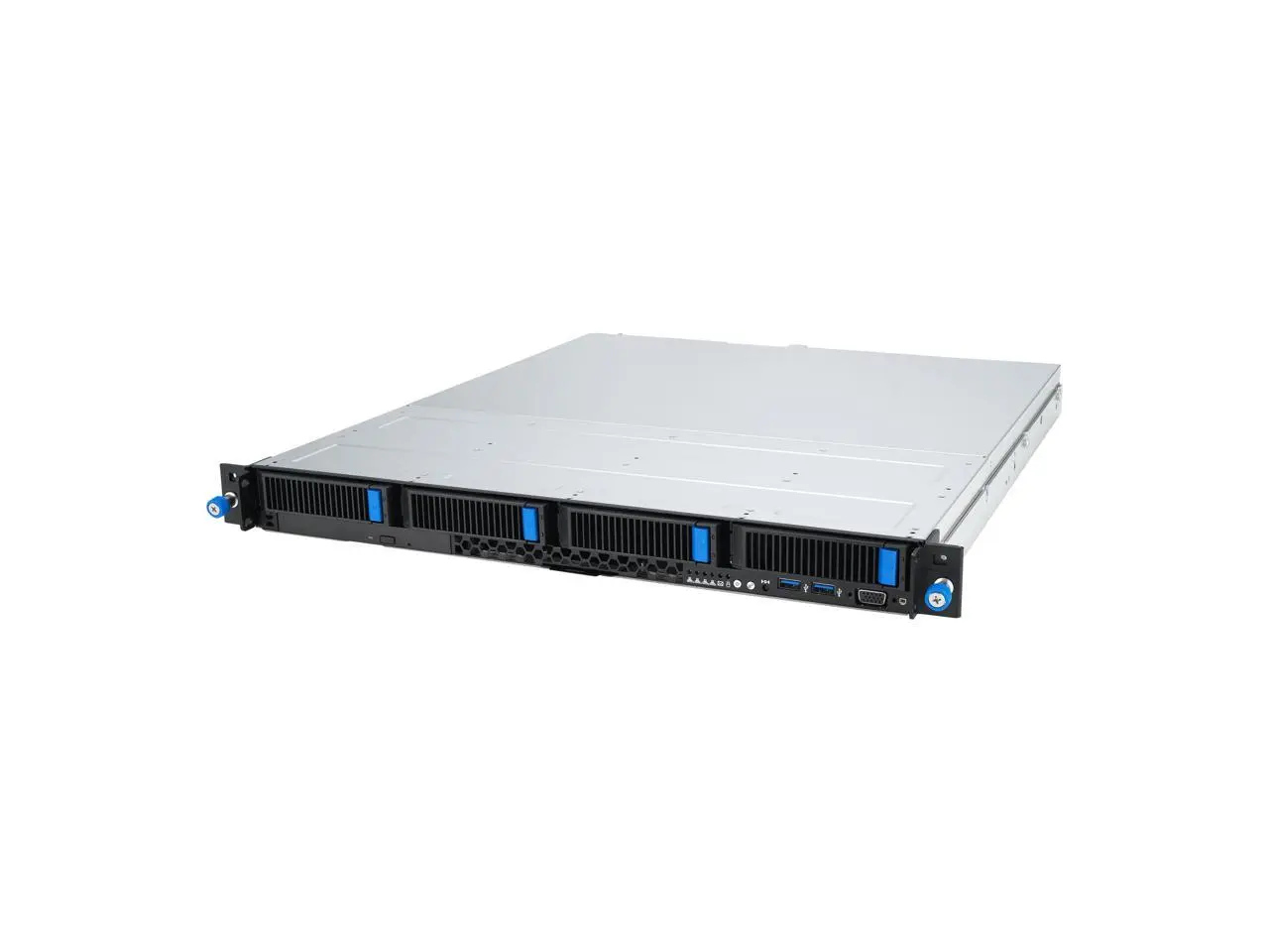 ASUS RS300-E12-PS4 is an Intel Xeon E-2400 1U server with support for four DDR5 ECC UDIMM, four NVMe, one M.2, one PCIe 5.0 slot and one PCIe 4.0 slot, plus dual LAN , 80 PLUS Gold power supply