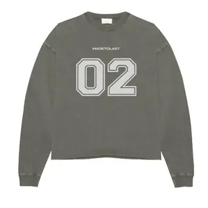 MADETOLAST Numbered Olive Long Sleeve Tee